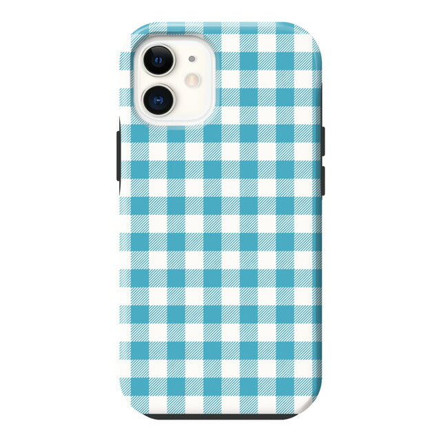 Gingham check_Blue (タフ耐衝撃ケース)