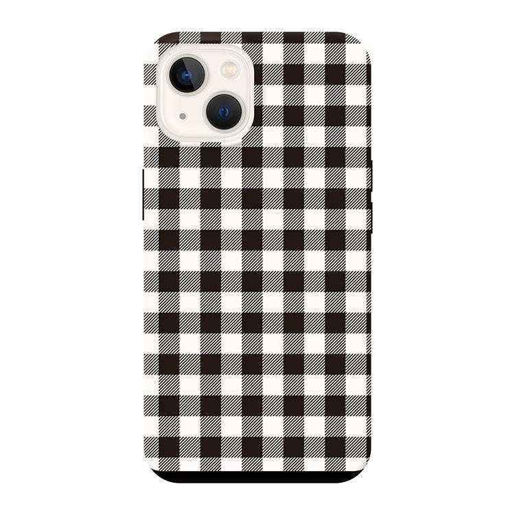 Gingham check_Black (タフ耐衝撃ケース)