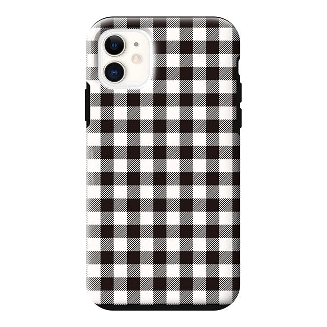 Gingham check_Black (タフ耐衝撃ケース)