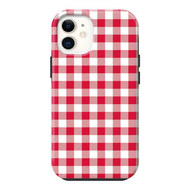 Gingham check_Red (タフ耐衝撃ケース)