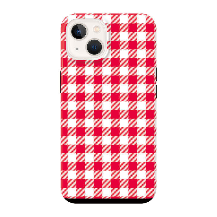 Gingham check_Red (タフ耐衝撃ケース)