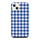 Gingham check_Blue (タフ耐衝撃ケース)