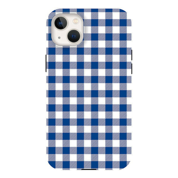 Gingham check_Blue (タフ耐衝撃ケース)