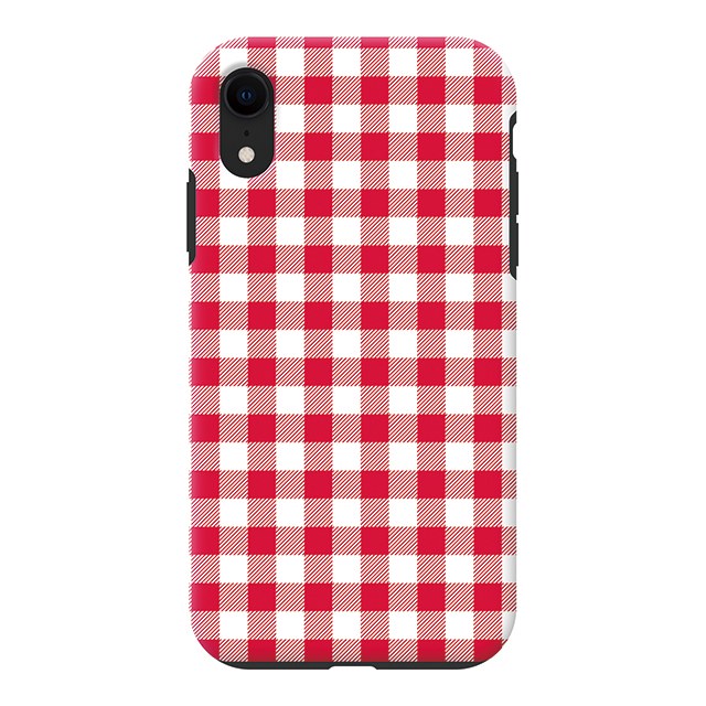 Gingham check_Red (タフ耐衝撃ケース)