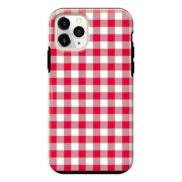 Gingham check_Red (タフ耐衝撃ケース)