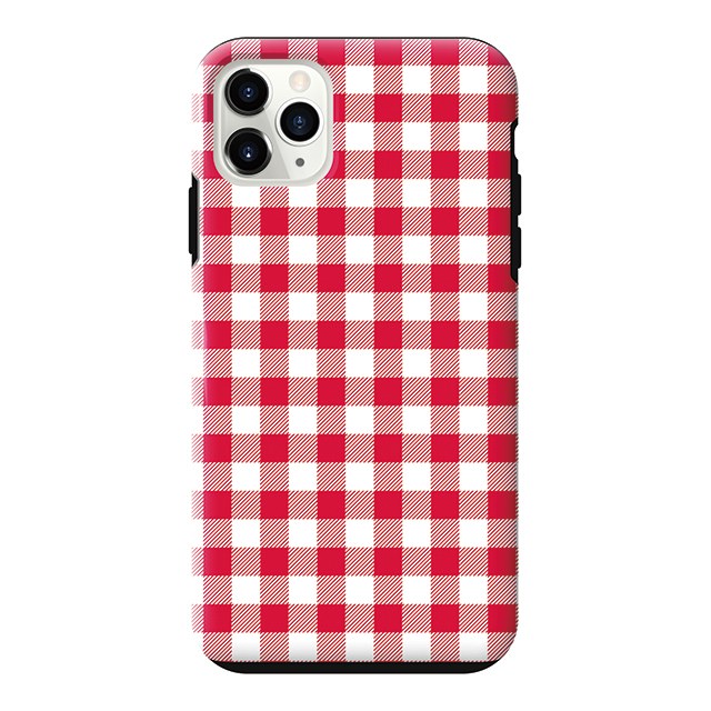 Gingham check_Red (タフ耐衝撃ケース)