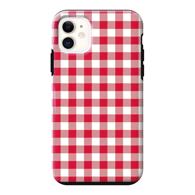 Gingham check_Red (タフ耐衝撃ケース)