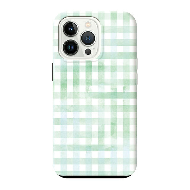 Gingham check-Green (タフ耐衝撃ケース)