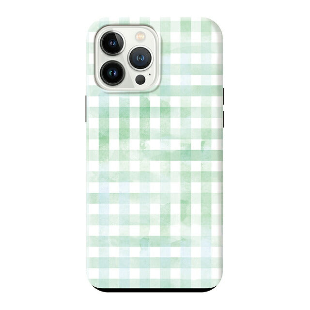 Gingham check-Green (タフ耐衝撃ケース)