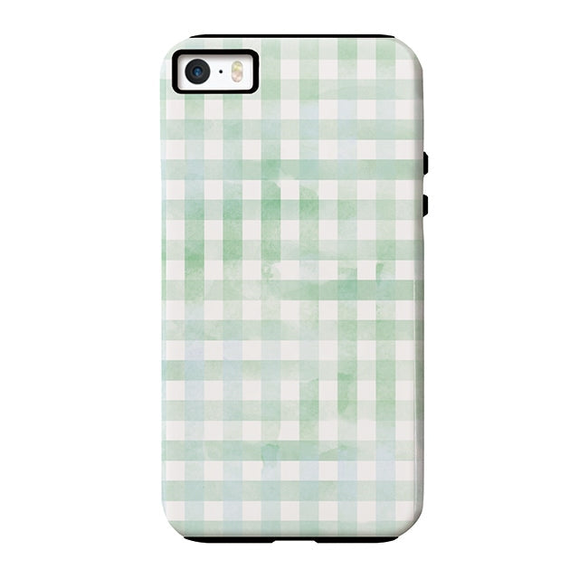 Gingham check-Green (タフ耐衝撃ケース)