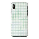 Gingham check-Green (タフ耐衝撃ケース)