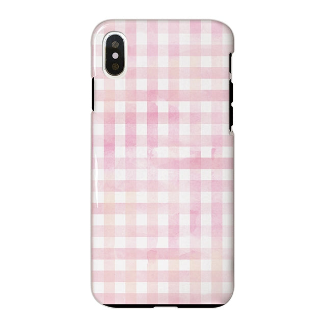 Gingham check-Pink (タフ耐衝撃ケース)