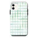 Gingham check-Green (タフ耐衝撃ケース)