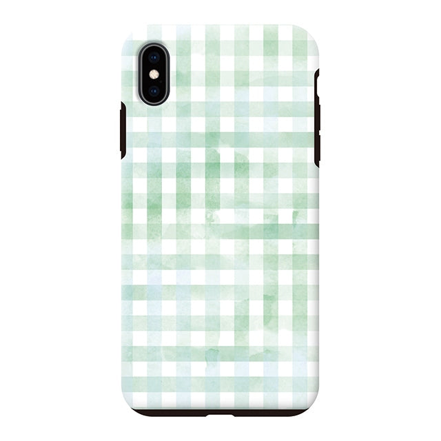 Gingham check-Green (タフ耐衝撃ケース)