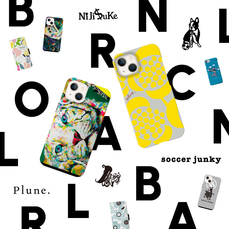 Niji$uke 耐衝撃タフケース【iPhone14/14Plus/14Pro/14ProMax/13/13mini/13Pro/13ProMax/12mini/12/12Pro/12ProMax】