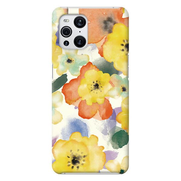 Ladylike flower white (ハード型スマホケース)