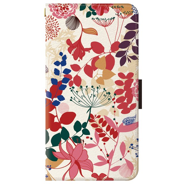 Floral patterns23 (手帳型ケース)