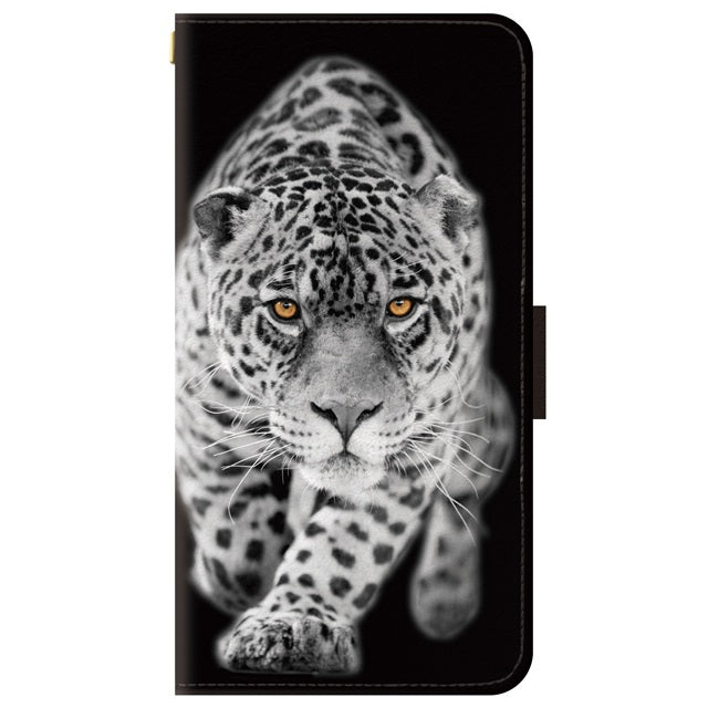 White jaguar01B (手帳型ケース)