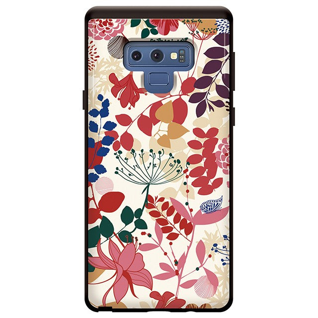 Floral patterns23 (カード収納付 耐衝撃ケース)