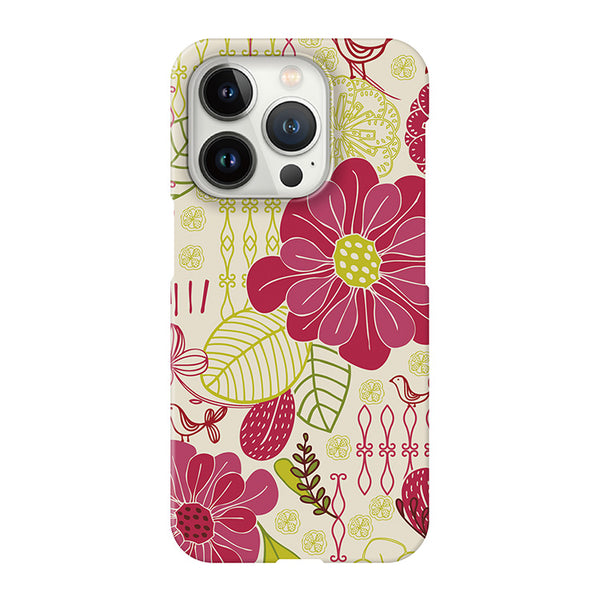 Floral patterns02A (ハード型スマホケース)