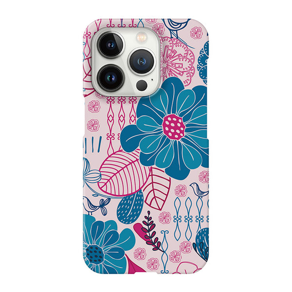 Floral patterns02B (ハード型スマホケース)