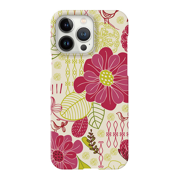 Floral patterns02A (ハード型スマホケース)