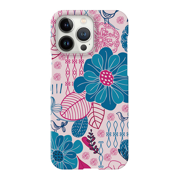 Floral patterns02B (ハード型スマホケース)