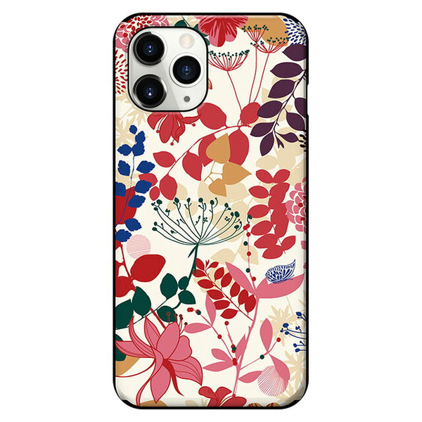 Floral patterns23 (カード収納＆ミラー付 耐衝撃ケース)