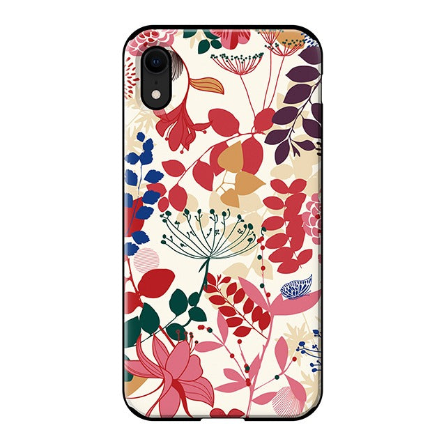 Floral patterns23 (カード収納＆ミラー付 耐衝撃ケース)