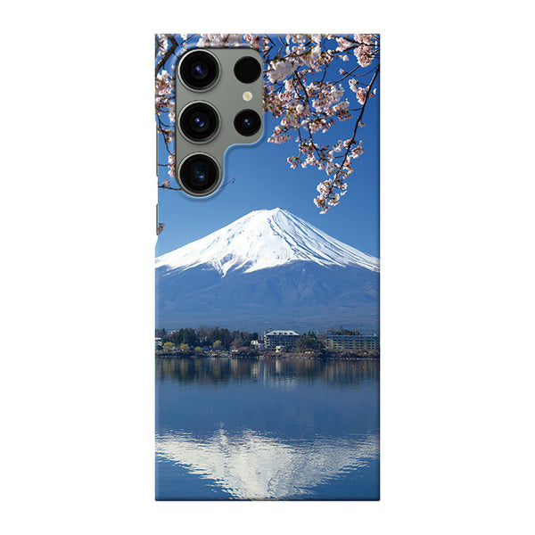 風景[富士山と桜] (ハード型スマホケース)