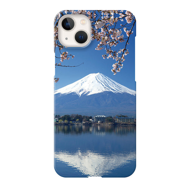 風景[富士山と桜] (ハード型スマホケース)