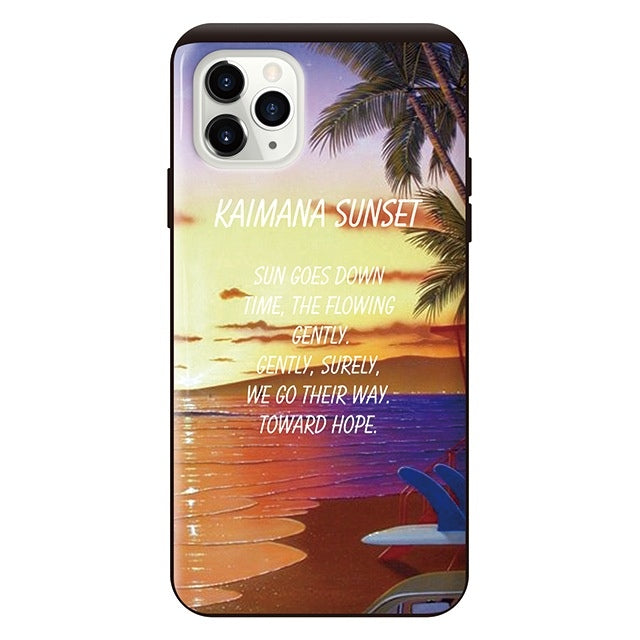 HILO KUME (ヒロクメ) Kaimana Sunset (カード収納付 耐衝撃ケース)