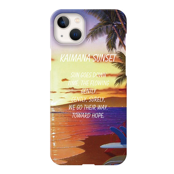 HILO KUME (ヒロクメ) Kaimana Sunset (ハード型スマホケース)