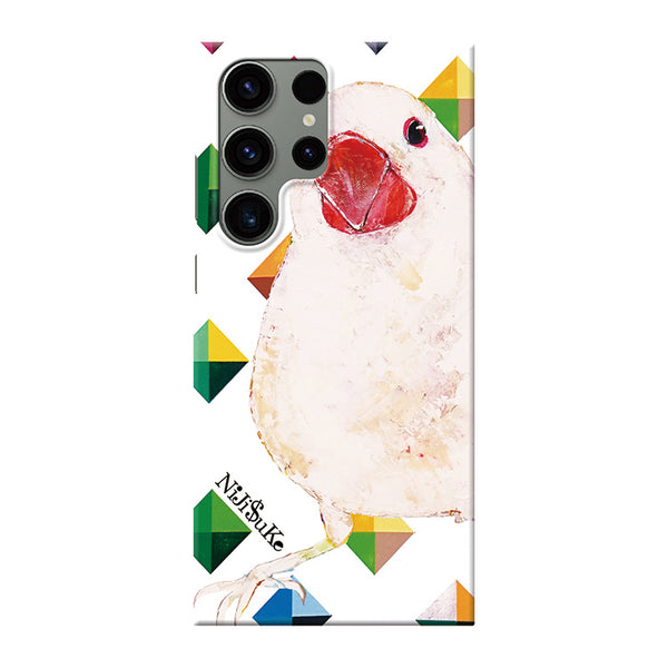 文鳥 (ハード型スマホケース)