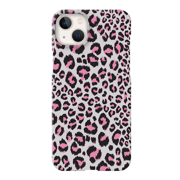 Cuddly Leopard_Gray (ハード型スマホケース)