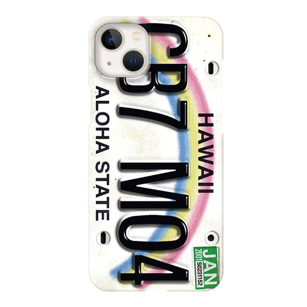 Numberplate_Hawaii (ハード型スマホケース)