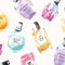 Perfume bottles (カード収納＆ミラー付 ハードケース)