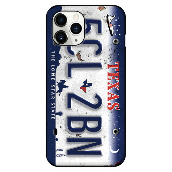 Numberplate[Texas] (カード収納＆ミラー付 耐衝撃ケース)