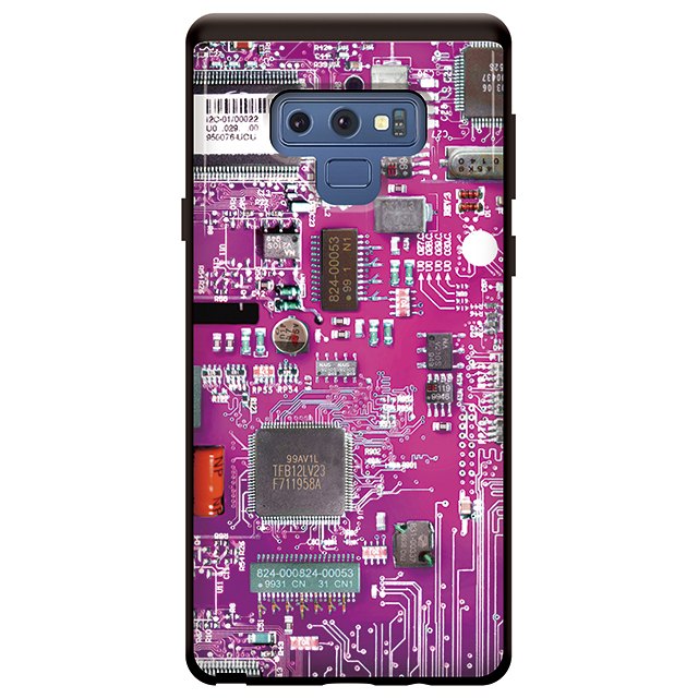 Electronic_Pink (カード収納付 耐衝撃ケース)