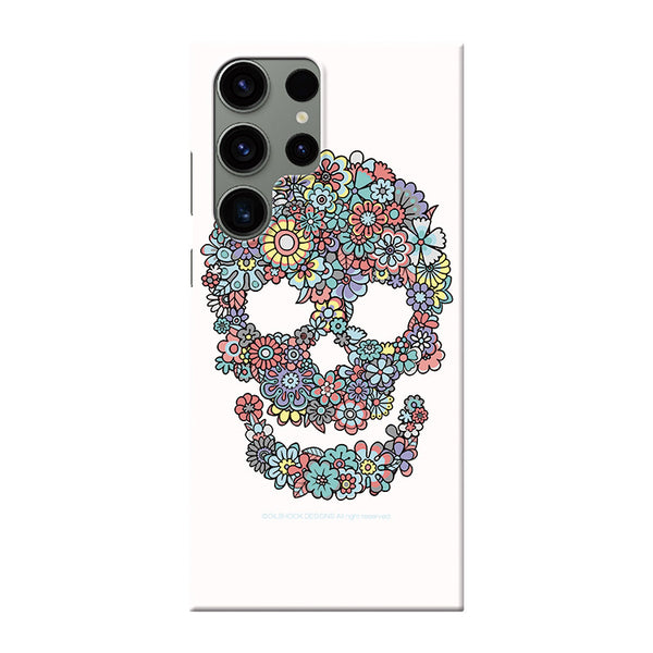 Flowers Skull (ハード型スマホケース)