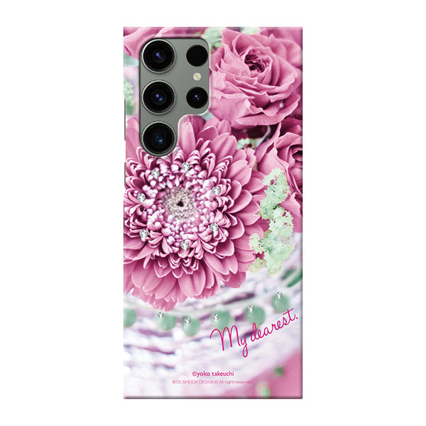 Pink French Lace (ハード型スマホケース)