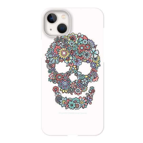 Flowers Skull (ハード型スマホケース)