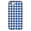 Gingham check_Blue (カード収納＆ミラー付 耐衝撃ケース)