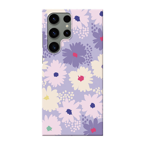 3色お花小 (ハード型スマホケース)