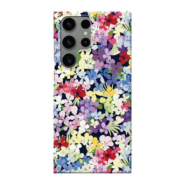 カラフルお花 (ハード型スマホケース)