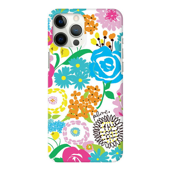 カラフルお花 (ハード型スマホケース)