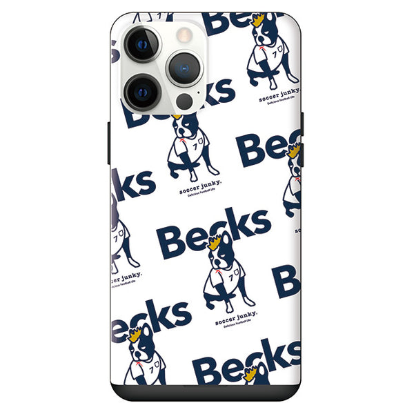 BECKS (ブルー) (カード収納付 耐衝撃ケース)