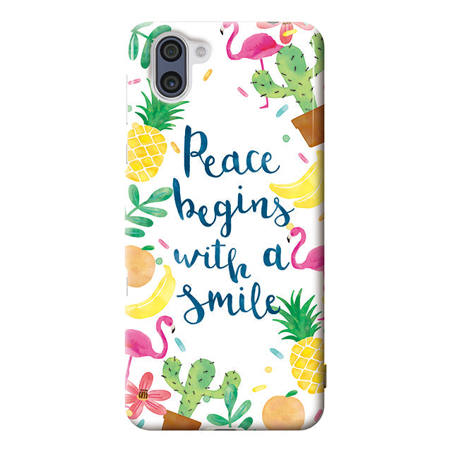 Pace begins with a smile (ハード型スマホケース)