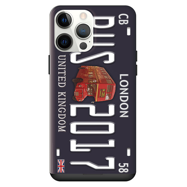 Numberplate_LONDON (カード収納付 耐衝撃ケース)