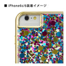 Confetti glitter case_GOLD (ハード型スマホケース)